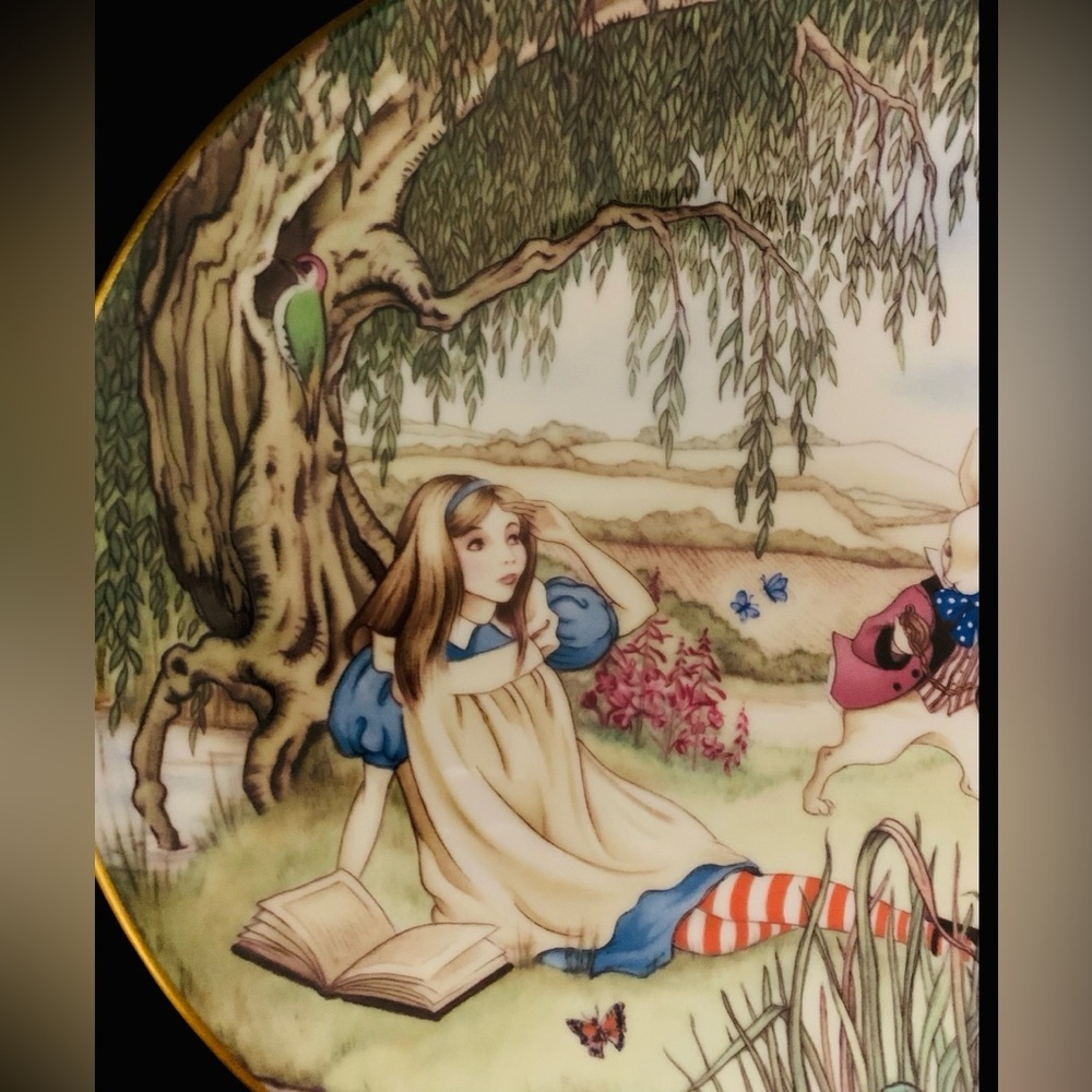 Limoges,  Alice in Wonderland collection Limited Edition, Plate #1 - Picture 2 of 5